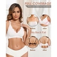 thumbnail image 5 of Wireless Bras for Women No Underwire Deep V Jelly Bra Comfortable Seamless Soft Bra, 5 of 7