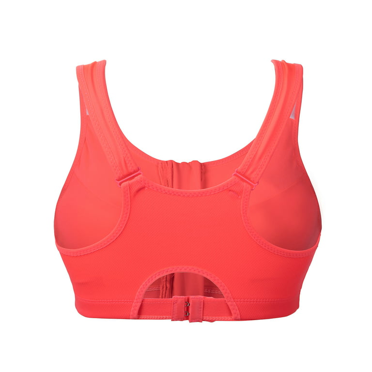 Women's Seamless Sports Bra High Impact Support Tank Tops Racerback Zip  Front Sports Bra Breathable Workout Yoga Bras 
