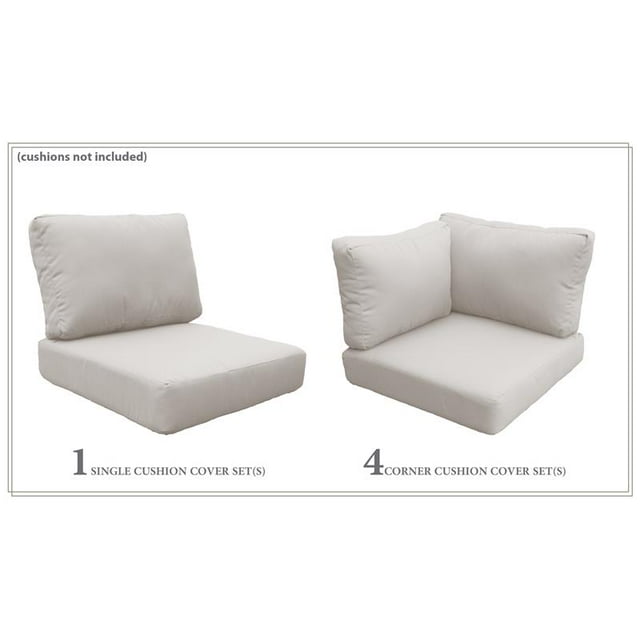 High Back Cover Set for CAPECOD-05b in Beige