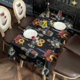 thumbnail image 2 of Pioneer Flower Floral Print Pattern Rectangle Tablecloth 60"x120", Waterproof Polyester Table Cloth, Wipeable Spillproof for Dining Camping Indoor Outdoor, 2 of 6