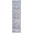 thumbnail image 3 of GLN Rugs Memphis - Indoor, Machine Washable Area Rug 2'6"x7' Ice Blue /Gray Home Carpet, All Ages, 3 of 8