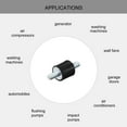 thumbnail image 4 of Rubber Mounts M4x10mm Male Vibration Isolator Shock Absorber D10mmxH10mm 12 Pack, 4 of 5