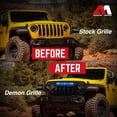 thumbnail image 6 of AMERICAN MODIFIED Demon Grille w/Blue Lights for 18-21 Wrangler/Gladiator, 6 of 8
