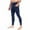 Navy, variant on Vekome Mens Yoga Leggings with Pockets Butt Lift Pants Seamless Solid Lightweight Running Tights Blue L