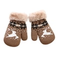 thumbnail image 3 of Fleece Thickened Warm Mittens For Boys And Girls Cute Mittens, 3 of 6