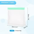 thumbnail image 2 of Uxcell Sac de Congélation Réutilisable 8.7"x2"x7.9", 3 Pcs Sacs de Rangement Alimentaires Étanches à Fermeture Éclair pour Réfrigérateur, Collation, Légumes, Fruits, Conteneur de Glace pour une Fraîcheur Durable, Vert, 2 of 7