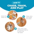 thumbnail image 4 of Outward Hound Tail Teaser Interactive Dog Wand Toy with Squeaky Plush Teaser and Crinkle Sounds for Active Play, Multicolored, 4 of 4