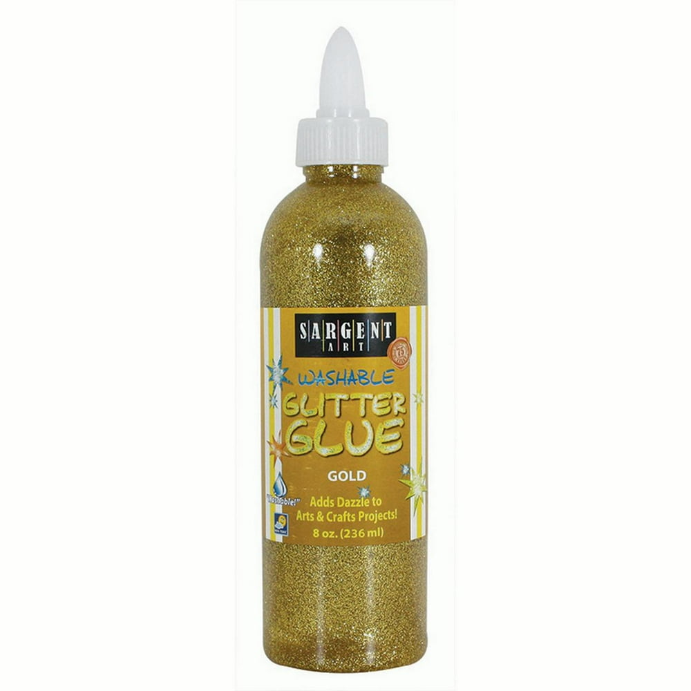 8OZ GLITTER GLUE GOLD