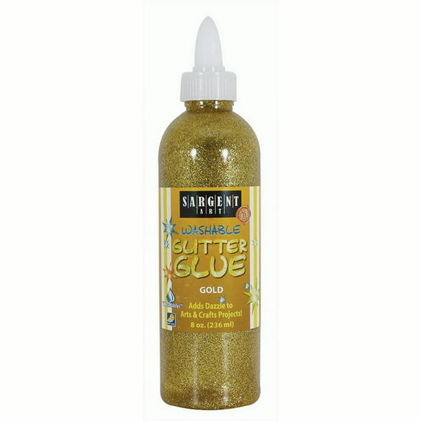 8OZ GLITTER GLUE GOLD