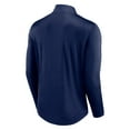 thumbnail image 3 of Men's Fanatics Navy Milwaukee Brewers Tough Minded Lightweight Quarter-Zip Pullover, 3 of 3