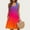 B12 Multicolor sundresses for women clearance under $5, variant on Women Dresses Xqxayjr Women Summer Casual Sun Dresses Sleeveless Knee Length Scoop Neck Wedding Guest Dresses Flowy Swing Gradient Color Trendy Beach Party Dress