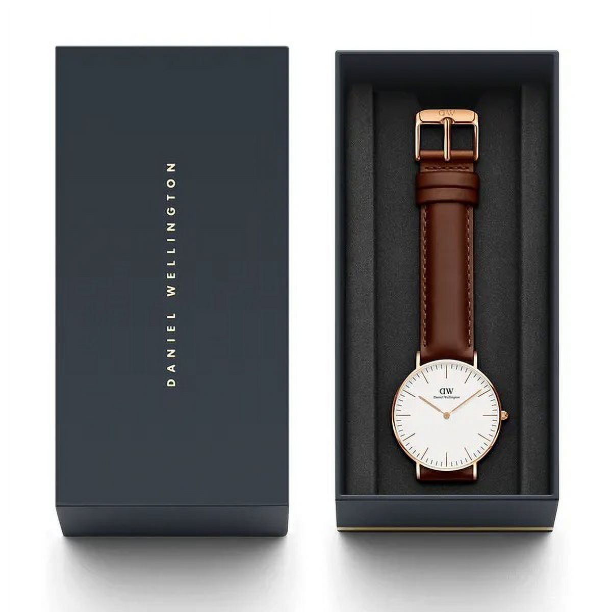 Daniel Wellington Women's Classic St. Mawes 0507DW Brown Leather Quartz Watch