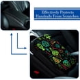 thumbnail image 5 of Alien Soft Comfortable Furry Printed Car Armrest Mat Armrest Cover Car Armrest Pad Armrest Accessories 12.5x8.2 Inch, 5 of 6