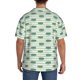 thumbnail image 3 of Balery Cute Crocodile Camisa Casual de Manga Corta con Botones para Hombre, Texturizada, Estilo Cubano, para Playa, Verano-X-Large, 3 of 5