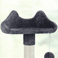 thumbnail image 3 of Renwick 54" Cat Tree with Hammock, Basket and Scratching Post Tower, Dark Gray, 3 of 8