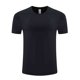 thumbnail image 2 of Blusas de manga corta y cuello redondo para hombre, unisex, para hombre y mujer, de seda helada, de color liso, para exteriores, informales, elásticas, para entrenamiento físico, de poliéster, de mang, 2 of 5