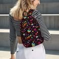 thumbnail image 5 of Wukai Lgbt Rainbow For Pride Durable Canvas Laptop Backpack,Adjustable Shoulder Straps,Water-Resistant,Large Capacity,Stylish Design, Fits 15-17in Laptops,Unisex for School,Office,Travel-Small, 5 of 5