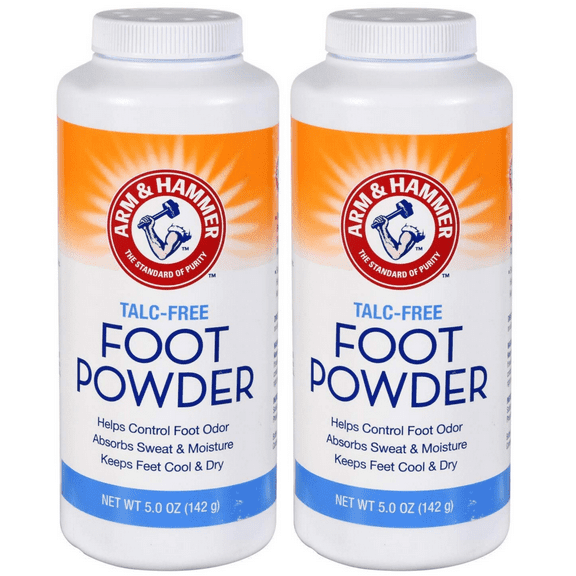 Arm & Hammer Talc-Free Foot Powder 5.0 OZ (Pack of 2)