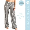 thumbnail image 2 of Hello Mello Stargazer Soft Pajama Lounge Pants Bottoms, Stargazer Large/X-Large (Women's), 2 of 9
