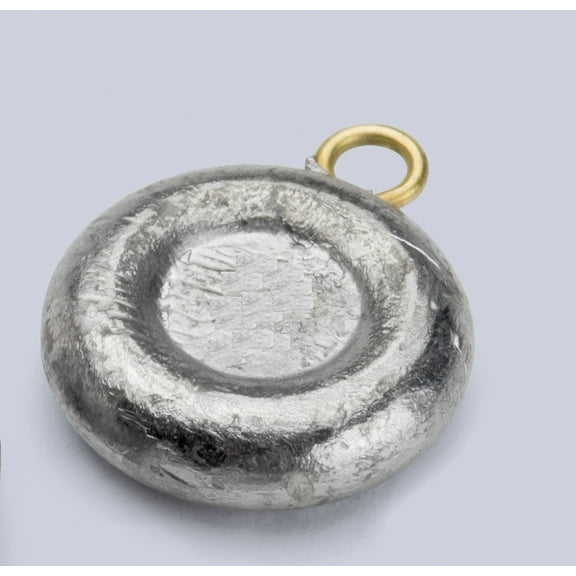Bullet Weights® DSI1-24 Lead Disc Sinker Size 1 oz Fishing Weights