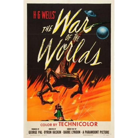 War Of The Worlds Movie Poster Reprint 27inx40in for any room 27x40 #046413 Square Adults Z Posters