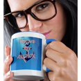 thumbnail image 2 of 3drose, You Are My Anchor. Love Is Forever., 15oz Two-tone Blue Mug, 2 of 6