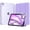 Lilac, variant on MoKo Case for iPad Air 11 inch Case M3(2025)/M2 (2024), iPad Air 5th(2022)/4th Gen 10.9 inch Case(2020) with Pencil Holder, Slim Trifold Cover with Hard PC Translucent Back Shell,Lilac