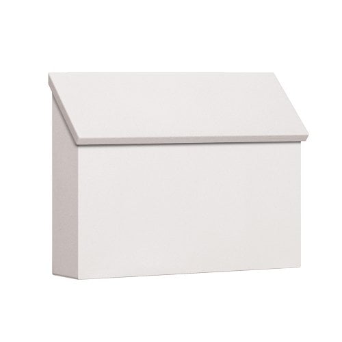 Salsbury Industries 4610WHT Traditional Mailbox, Standard, Horizontal Style, White