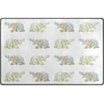 thumbnail image 6 of SKYSONIC Area Rug Carpet Cute Elephant Nursery Rug Floor Mat for Hardwood Floor Entrance Living Room Bedroom, 60x39 in, 6 of 6