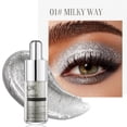 thumbnail image 4 of QIC Milky Way Liquid Eyeshadow, Shimmer Glitter Liquid Eye Shadow, Long-Lasting Waterproof Sparkle Eye Makeup, Silver Highlighter Eyeshadow for Daily & Party, 5ml, 4 of 8