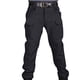 thumbnail image 2 of Pantalones largos para hombre, con botones, cremallera, informales, multibolsillos, deportivos, gruesos, 2 of 5