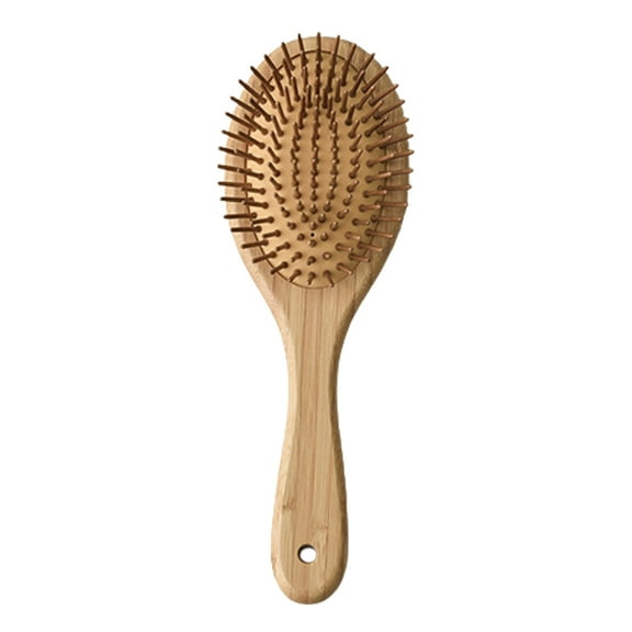 Wooden comb with Wooden Bristles, Hair Brush for Detangling and Styling for Women's Hair