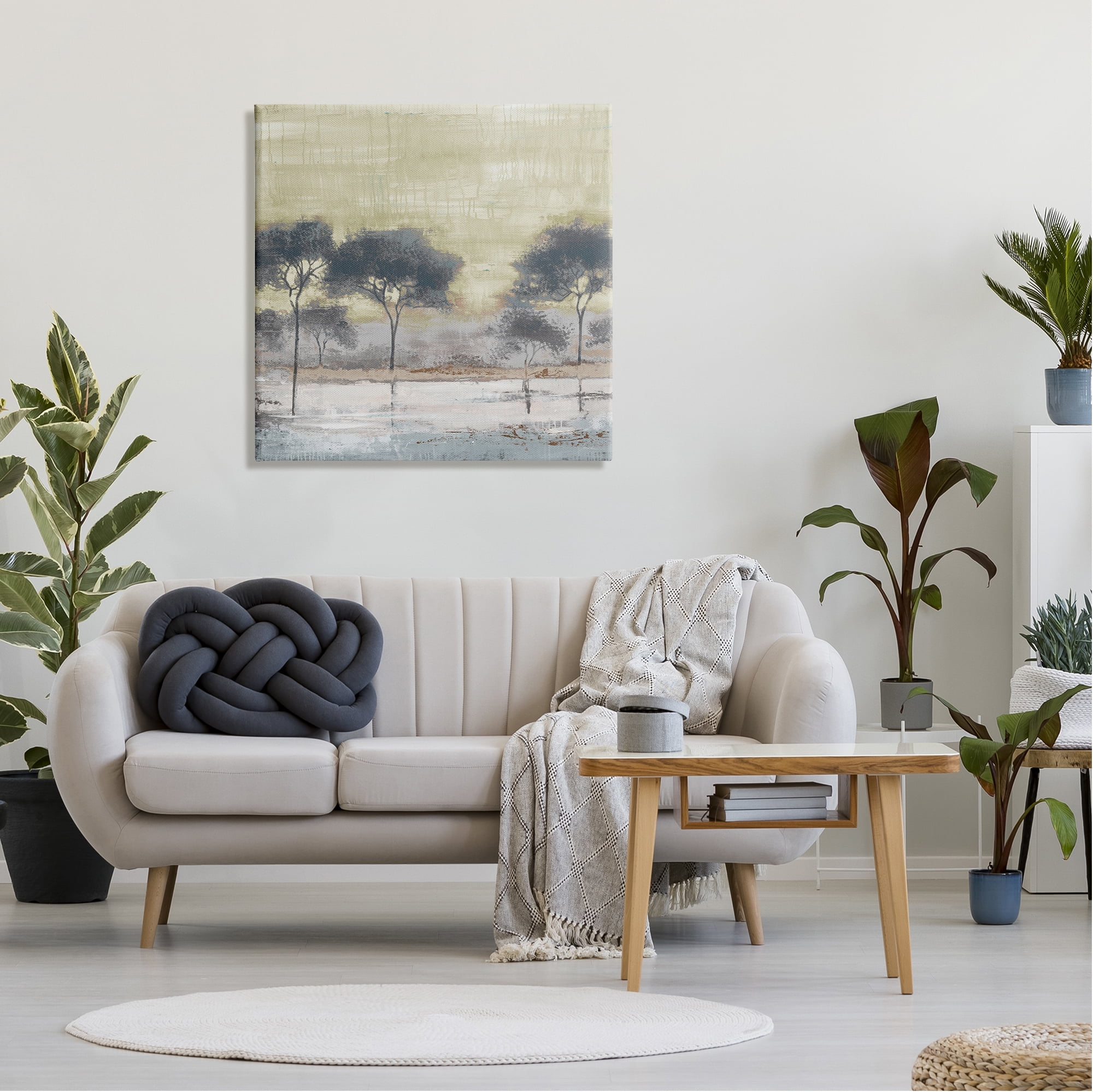 Stupell Industries Marshland Trees Water Surface Reflection Nature Scene Painting Gallery Wrapped Canvas Print Wall Art, Design by Liz Jardine