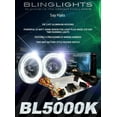 thumbnail image 3 of For 2003-2010 Nissan Micra Halo Fog Lamp Driving Light Kit K12 K12c Angel Eye, 3 of 5