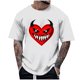 thumbnail image 1 of Blusas y camisas de manga corta y cuello redondo para hombre. Blusas/camisetas de manga corta con cuello redondo y estampado de Halloween para hombre. Blusa para hombre., 1 of 4