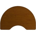thumbnail image 2 of Pemberly Row Kidney-Shaped High Pressure Top Mobile Activity Table in Oak, 2 of 2