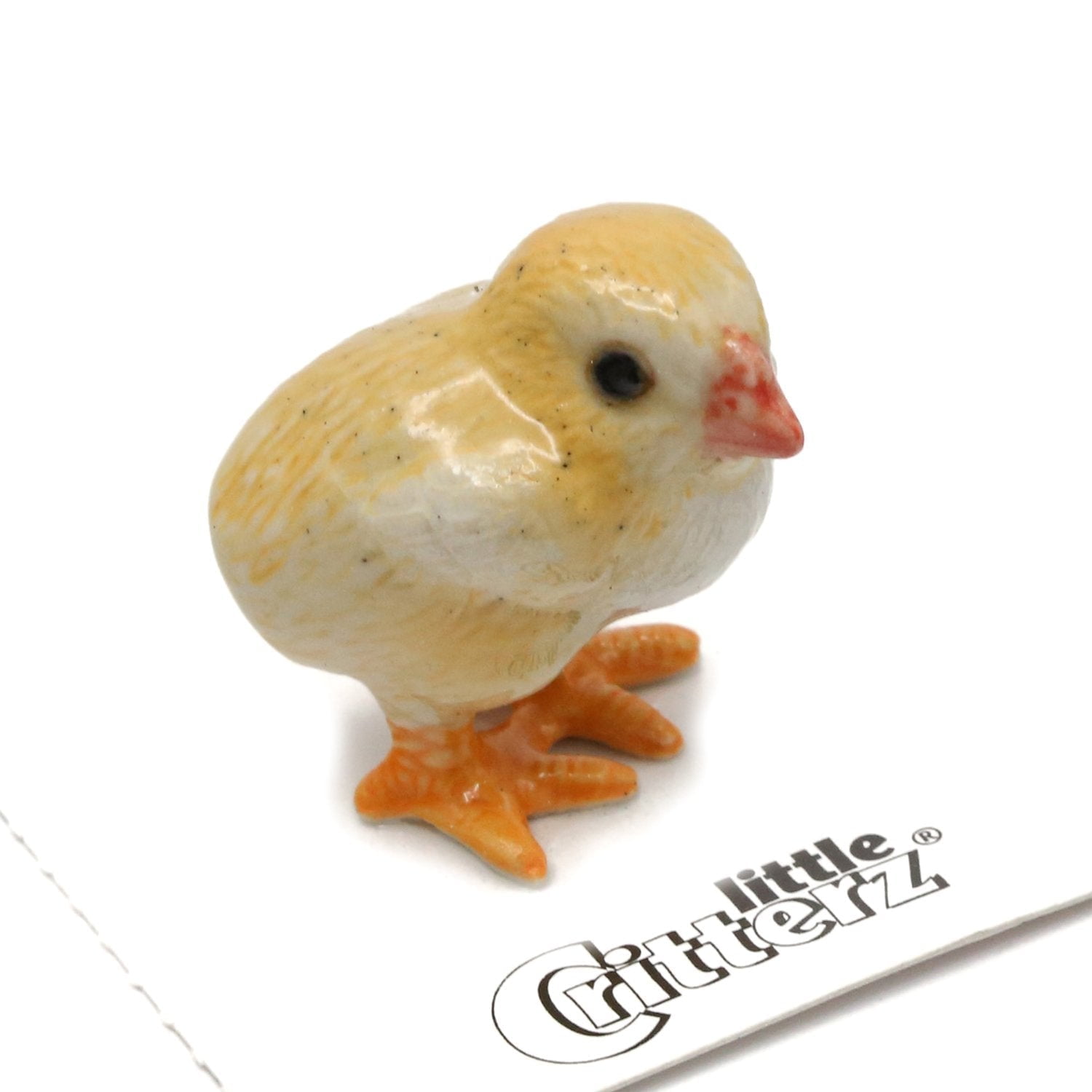 Little Critterz Baby Chick “Peeps” Miniature Porcelain Figurine, Hand-Painted Farm Bird Collectible, Spring Home Décor Display Piece, Gift for Animal Lovers