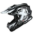 thumbnail image 5 of 1Storm Adult Motocross Helmet BMX MX ATV Dirt Bike Helmet Racing Style HF801 + Motorcycle Bluetooth Headset: Sonic White, 5 of 9
