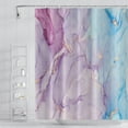 thumbnail image 2 of Abstract Purple and Blue Marble Shower Curtain for Bathroom Gradient Watercolor Gold Sand Waterproof Shower Curtains Modern Art Aesthetic Shower Curtain with Hooks Decorative, 72x72 Inch, 2 of 6