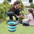 thumbnail image 2 of Water Bucket - Multipurpose Mop Bucket | Portable Laundry Bucket Round Tub, Household Cleaning Buckets, Compact Folding Round Tub 4L 10L for Home Cleaning, 2 of 7