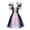 D, variant on HNMKIU Halloween for Girls Toddler Kids Baby Girls Magnificent Witch Halloween Black Gown Fancy Dress Up Cosplay Party Dresses B - 2