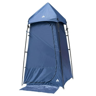 Ozark Trail Camping,  Shower, Picnics and Utility Tent, 1 Person Capacity,  Blue Color, Easy To Set Up.