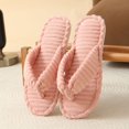thumbnail image 2 of CAIVO Women Indoor Thong Slippers Soft Sandals Non- Comfortable Summer Home Footwear Flip-flops House Shoes, 2 of 5