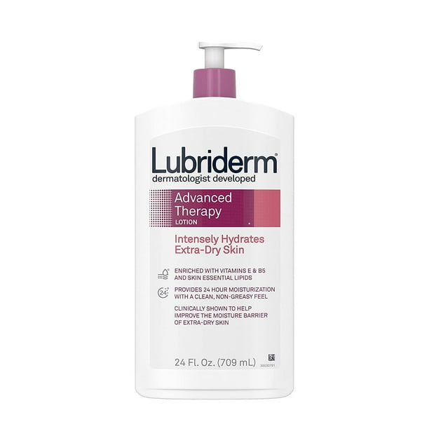 3 Pack Lubriderm Advanced Therapy Lotion, 24 Ounce