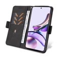 thumbnail image 4 of Compatible with Motorola Moto G53 5G PU Leather Wallet Case with Card Holder Magnetic Closure Cover, 4 of 5