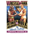 thumbnail image 2 of Men's Mad Engine White The Ultimate Warrior & Hulk Hogan WrestleMania VI The Ultimate Challenge T-Shirt, 2 of 5