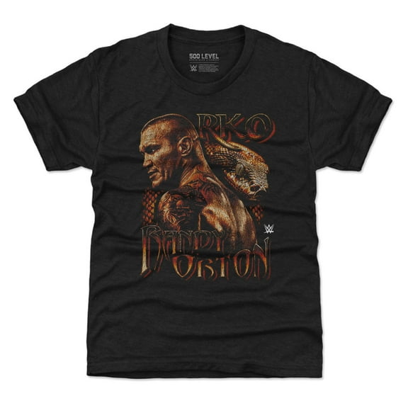 Youth 500 Level Heather Black Randy Orton Grunge T-Shirt