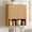 Natural Oak, variant on Joyyskill Fluted Wall Cabinets with Doors and Shelves Set of 2, Modern Medicine Cabinet Bathroom Adjustable Shelf Towel Rack Wood Storage Cabinet,Brown