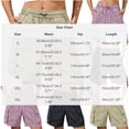 thumbnail image 7 of yillto Cargo Shorts for Womens Plus Size Wide Leg High Waist Baggy Dressy Short Trousers with Pockets, 7 of 7