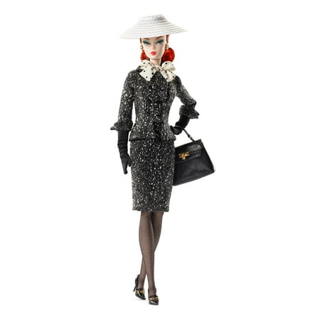 Barbie Collector Barbie Fashion Model Collection Black & White Tweed Suit Doll